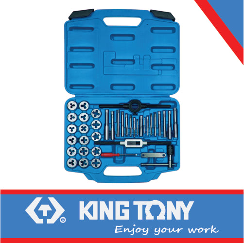 39 Piece Tap & Die Set – Metic