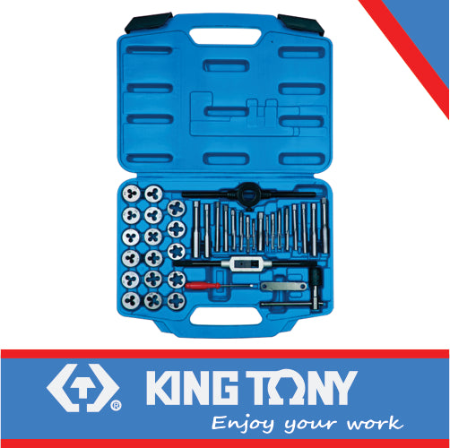 39 PIECE TAP & DIE SET – SAE