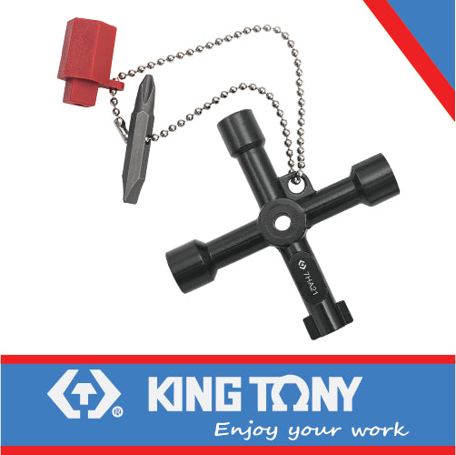 4 WAY CONTROL CABINET KEY