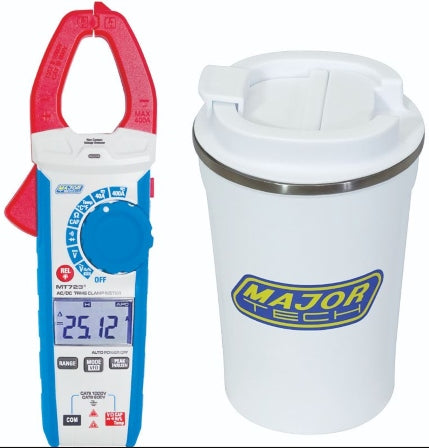 400A AC/DC True RMS Clamp Meter - Major Tech
