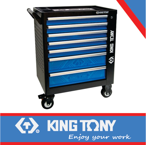 7 DRAW TOOL TROLLEY WITH SIDE CABINET