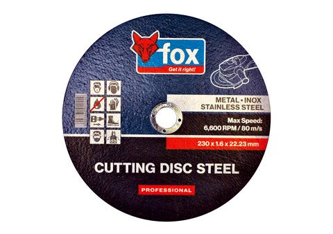 ABR FOX CUT S/STEEL 230X1.6MM PRO