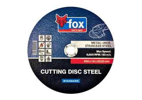 ABR FOX CUT STEEL 230X1.6MM STD