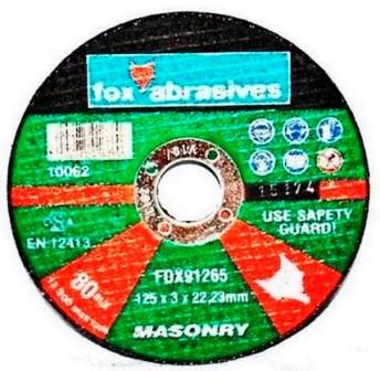 ABR FOX CUTOFF MASON 125X3.0MM