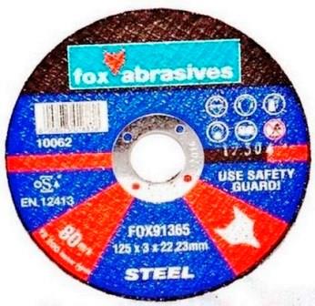 ABR FOX CUTOFF STEEL 125X3.0MM