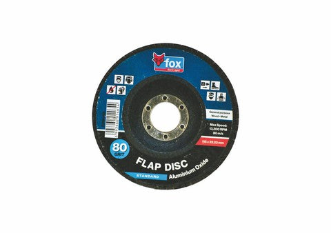 ABR FOX F/DISC 115MM ALU/OXIDE 80G STD