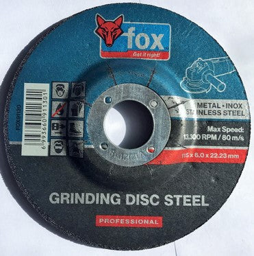 ABR FOX GRIND S/STEEL 115X6.0MM PRO