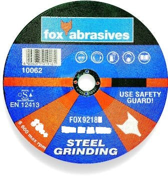 ABR FOX GRINDING DISC STEEL 115X6.0MM