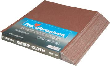 ABR FOX SHT EMERY CLOTH MED PER50