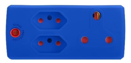 ADAPTOR 1X16A+2X5A BLUE E/MATE