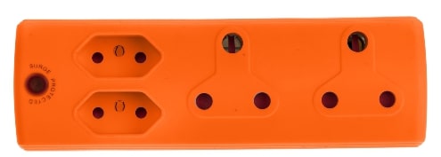 ADAPTOR 2X16A+2X5A ORANGE E/MATE