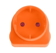 ADAPTOR SCHUKO ORANGE E/MATE