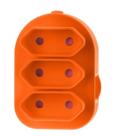 ADAPTOR TRIPLE EURO ORANGE E/MATE