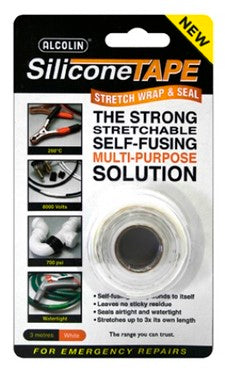 ALCOLIN SILICONE TAPE 3M WHITE 005-80
