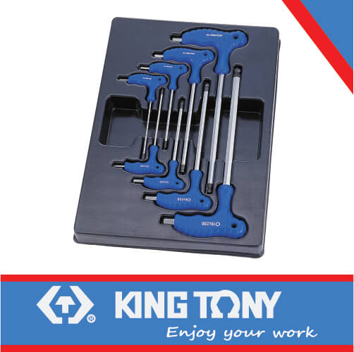 ALLEN KEY L TYPE HANDLE 2-10MM 8PC