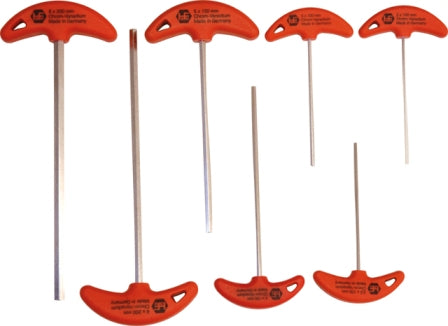 ALLENKEY FUHR.T-HNDL SET 2-8MM W/STAND