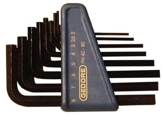 ALLENKEY GEDORE SET 2-8 PH42/88M (012104