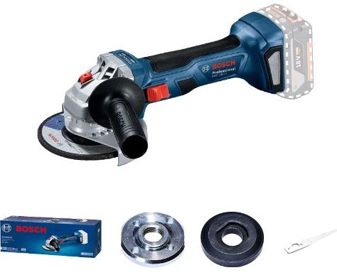 Angle Grinder 18V, 2x 4.0Ah, Case, 125mm