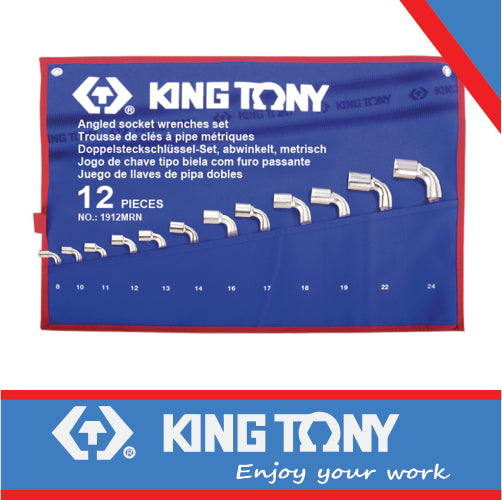 ANGLED SOCKET WRENCH SET – 12PCS