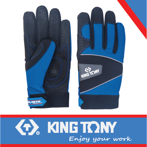 ANTI-SLIP SILICONE COATED WORK GLOVES (SIZE:XL)