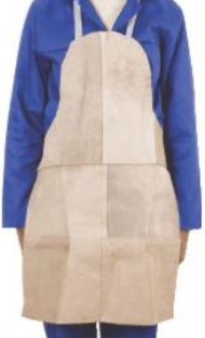 APRON LEATHER CHROME 600MMx900MM