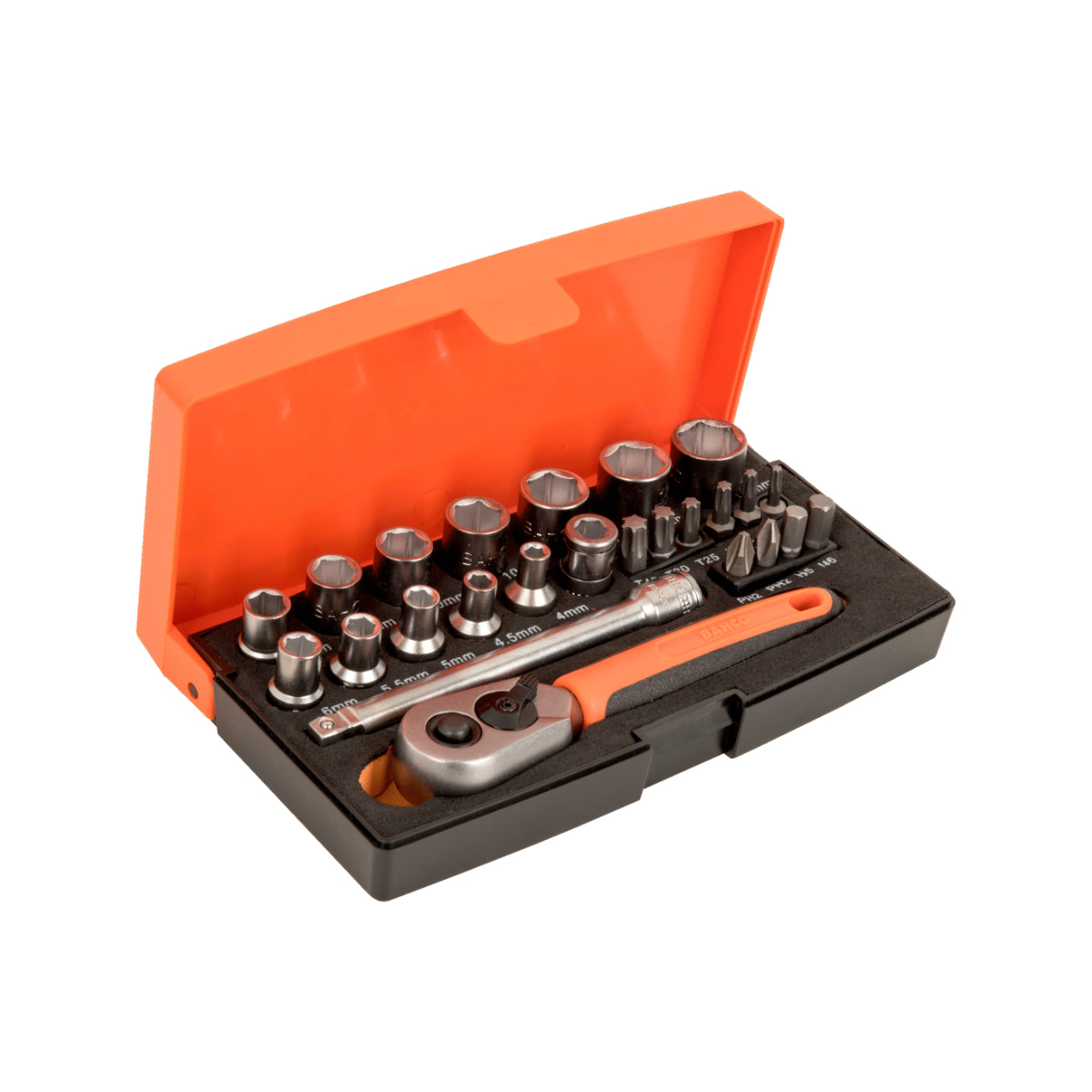 Bahco 25-Piece 1/4" Socket Set | SL25