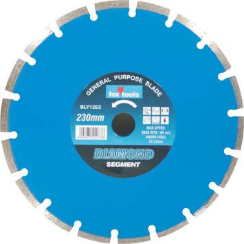 BLADE FOX DIAM SEG CONCRETE 230 PER30