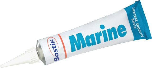 BOSTIK SILICONE MARINE 90ML CLEAR (12))