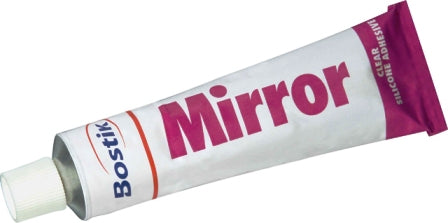 BOSTIK SILICONE MIRROR  90ML CLEAR (12)
