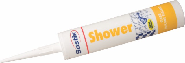 BOSTIK SILICONE SHOWER 280ML CLEAR (12