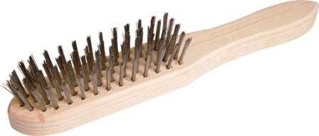 BRUSH MTS WIRE S/STEEL 4ROW 161