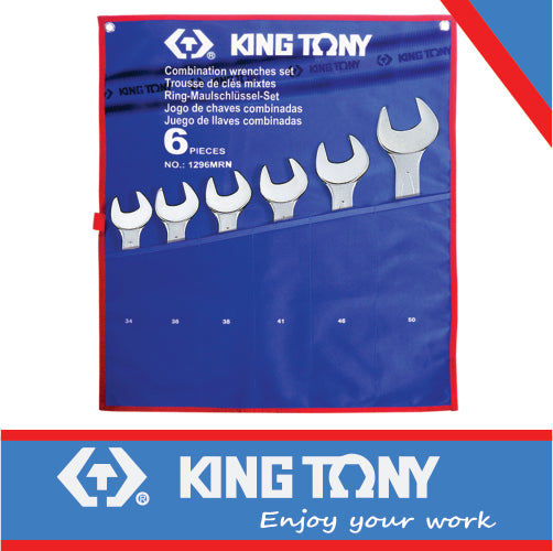 COMBINATION WRENCH SET METRIC (TETORON POUCH) – 6PCS