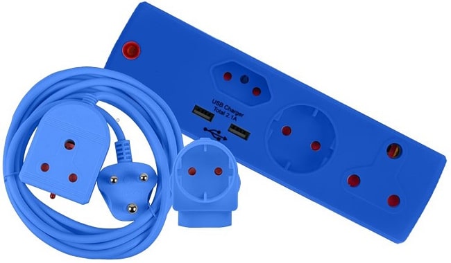 COMBOPACK BLUE 3M LEAD+USB,SCHUCKO ADAP