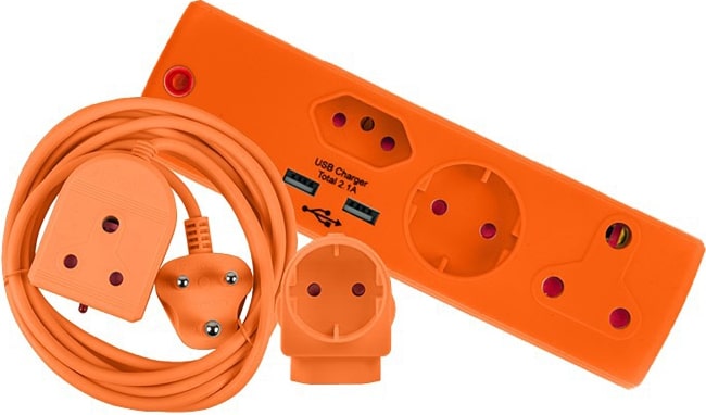 COMBOPACK ORANGE 3M LEAD+USB,SCHUCKO