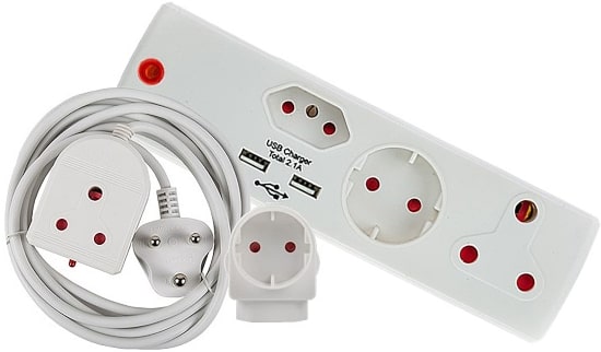 COMBOPACK WHITE 3M LEAD+USB,SCHUCKO ADAP