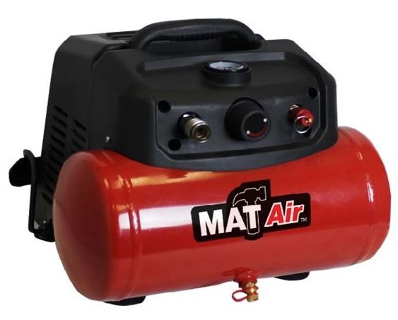 COMPRESSOR, MATAIR, OIL, FREE, 8L, 1.5HP