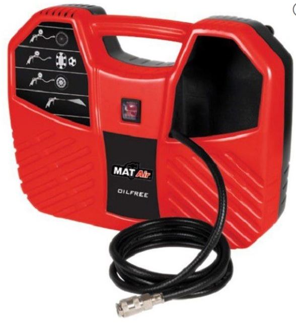 COMPRESSOR, MATAIR, OIL, FREE, CARRY, CASE