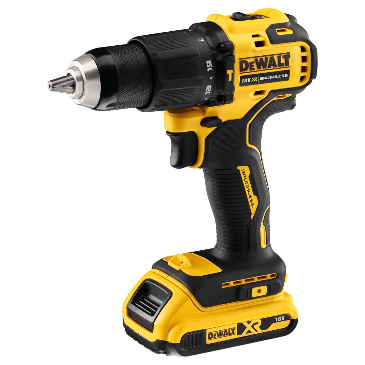 DEWALT 18V Ultra Compact Brushless Hammer Drill | DCD709L2T