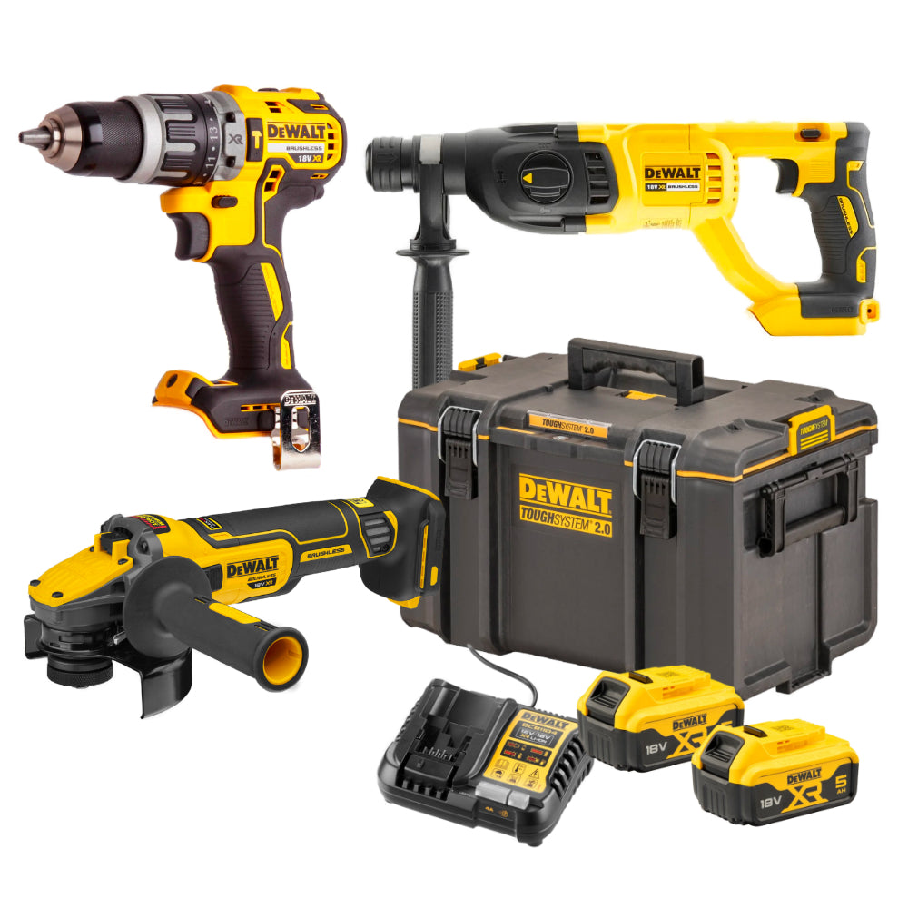 DEWALT 18V Brushless Contractor's Toolkit | 4 Piece