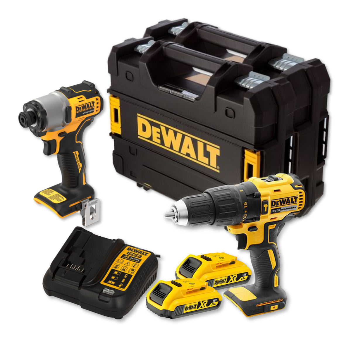 DEWALT 18V Brushless Impact Drill and Impact Driver Combo