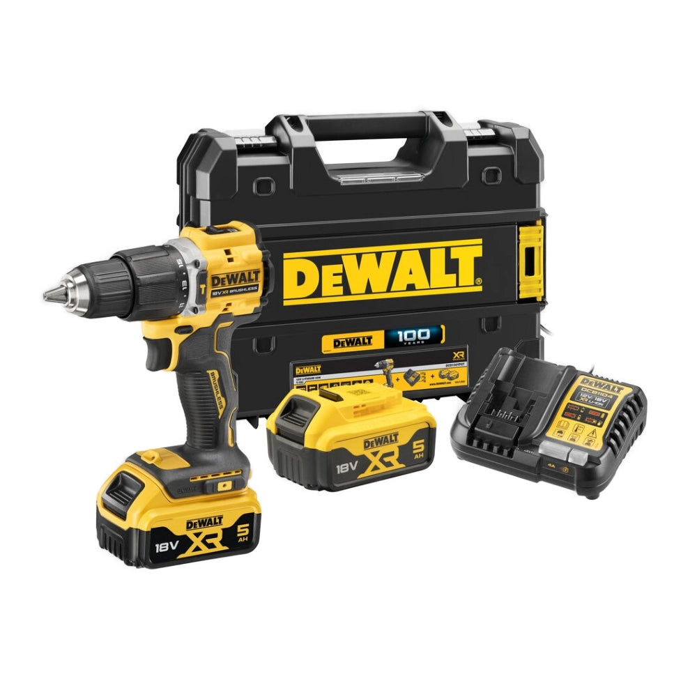 DEWALT 18V XR Brushless Hammer Drill Driver | DCD100YP2T
