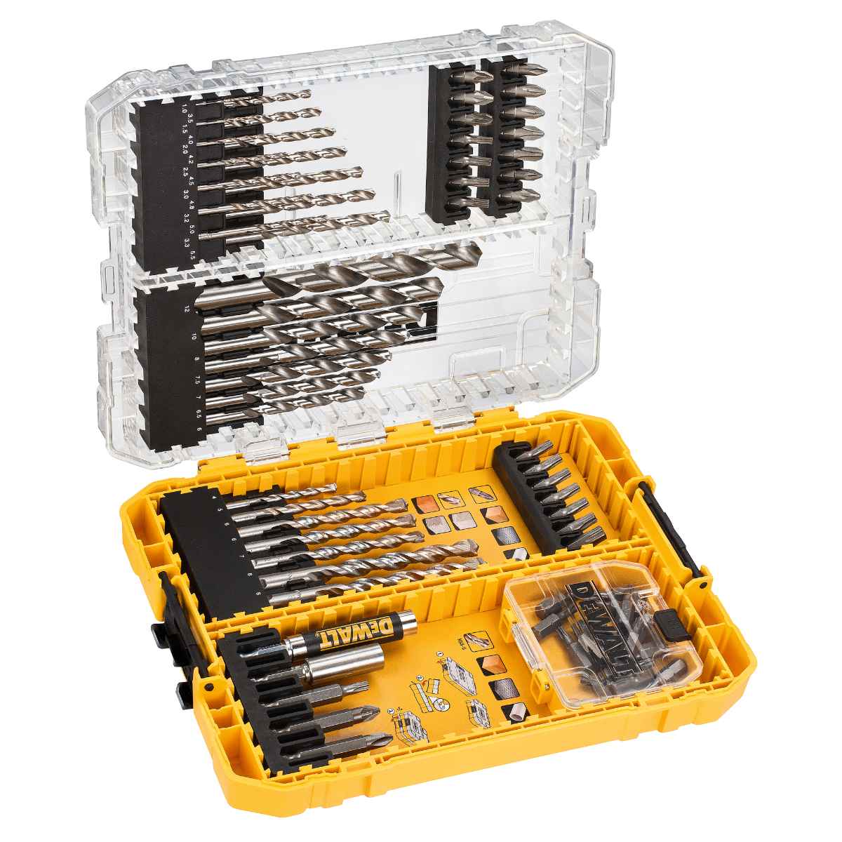 DEWALT 72pc Drill Drive Set with Drill Bits | DT70761