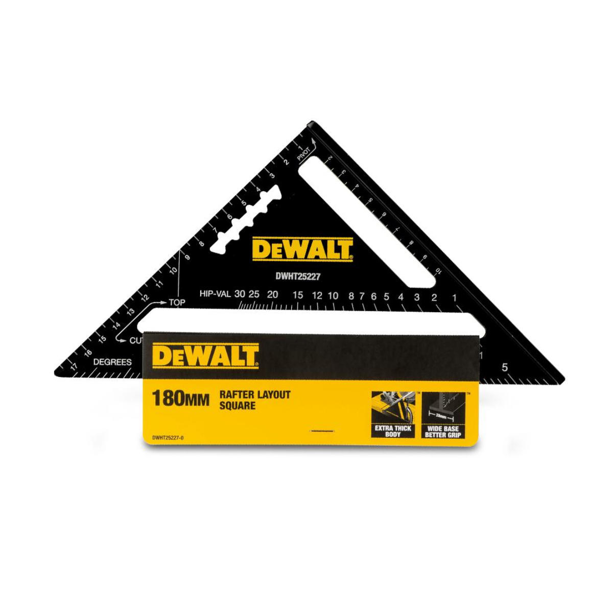 DEWALT Premium Rafter Speed Square 18cm | DWHT25227-0