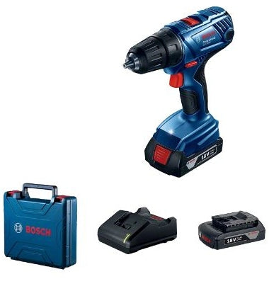 Drill Driver 18V, 2x 1.5Ah, Case