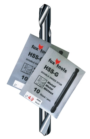 DRILL FOX STUB D/END 3.2MM PER 10