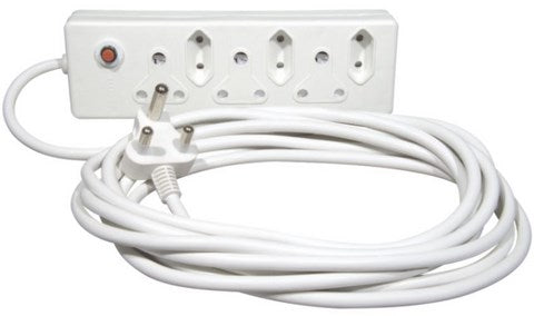 ELEC MTS.PREPAC MULTIPLUG 5WAY 5M CORD