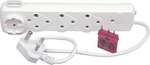 ELEC MTS.PREPAC MULTIPLUG 8WAY 5M CORD