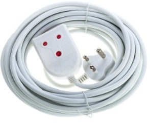 EXTENSION LEAD 10A 10M WHITE E/MATE