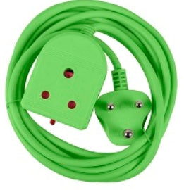 EXTENSION LEAD 10A 3M GREEN E/MATE