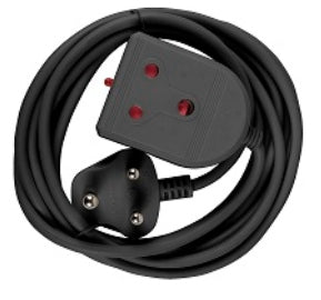 EXTENSION LEAD 16A 3M BLACK E/MATE